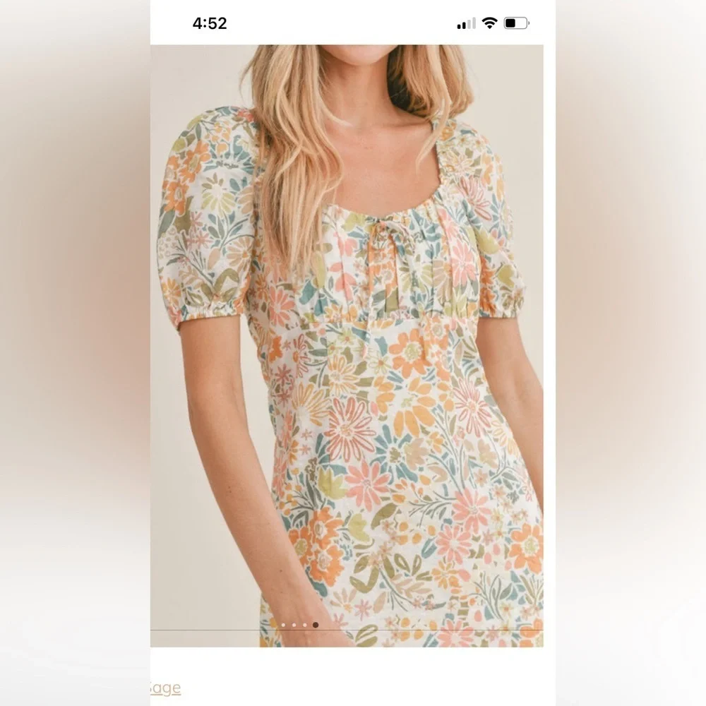 Sadie & Sage Dream On Puff Sleeve Mini Dress S
feminine girly summertime fun - Picture 4 of 12